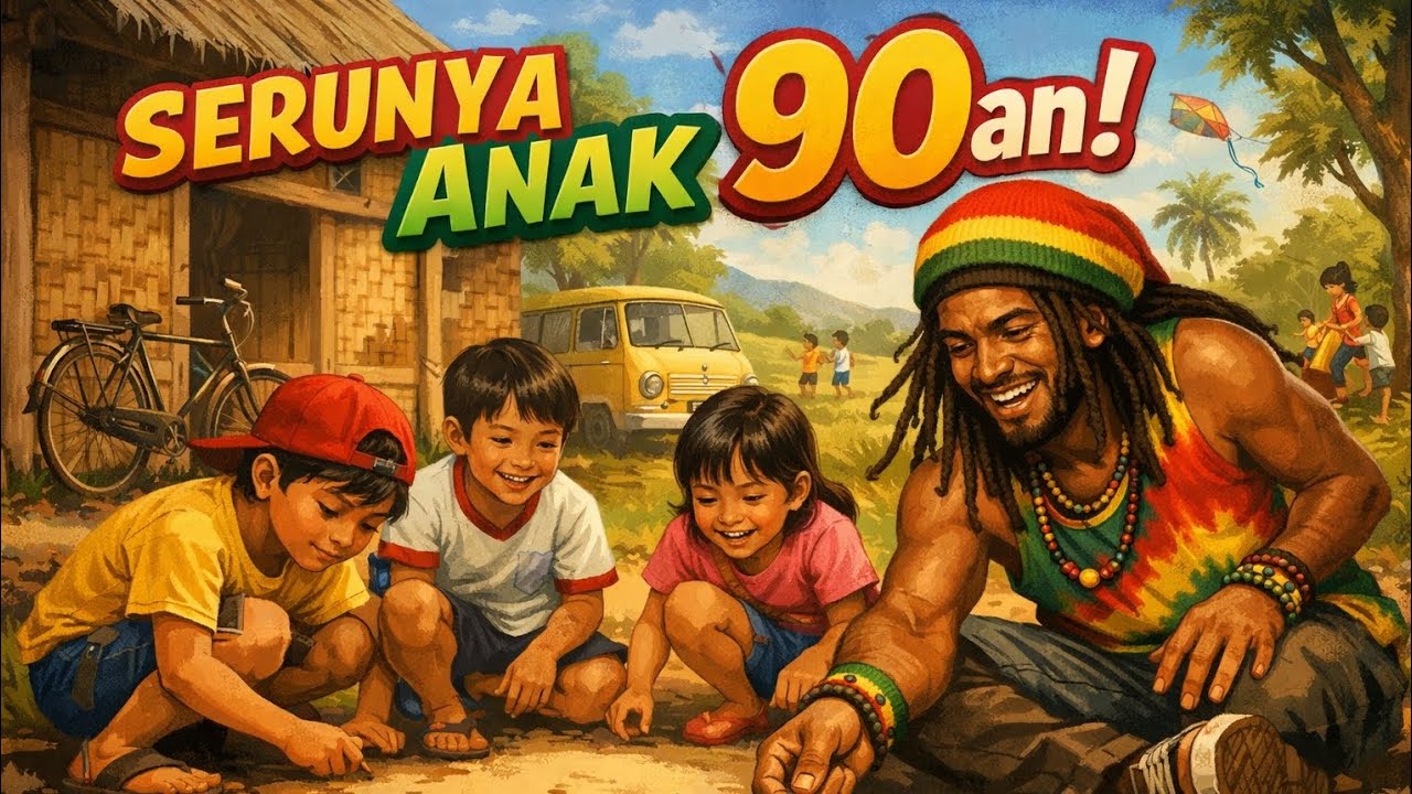 Reggae Santuy Anak Zaman Old | Main Kelereng | Kenangan Anak 90an