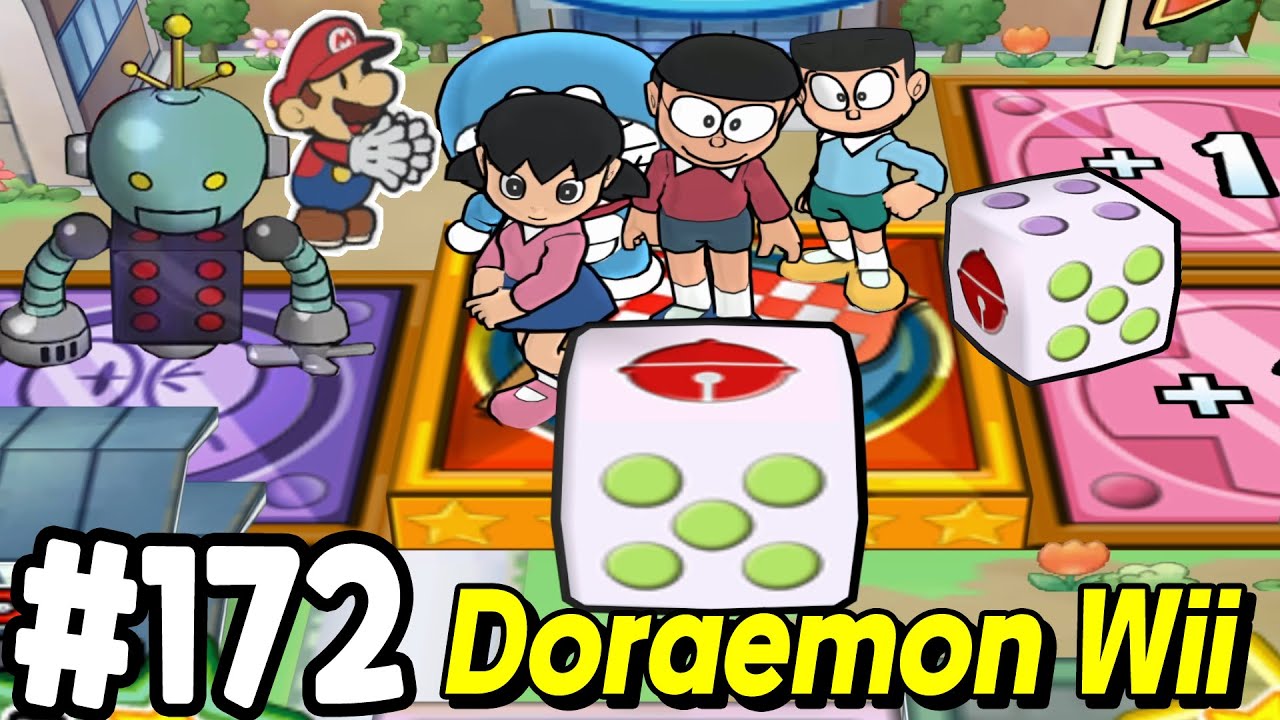 Doraemon Wii (ドラえもん Wii ) - Himitsu Dougu-ou Ketteisen! Walkthrough Part 172 Hard CPU | Alexgaming