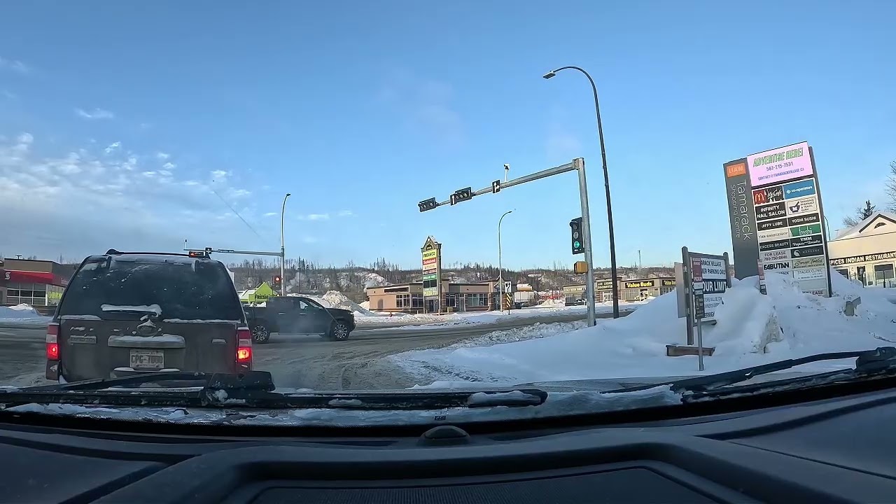 Driving Wife To Work and Talking | Snow Removal Day!