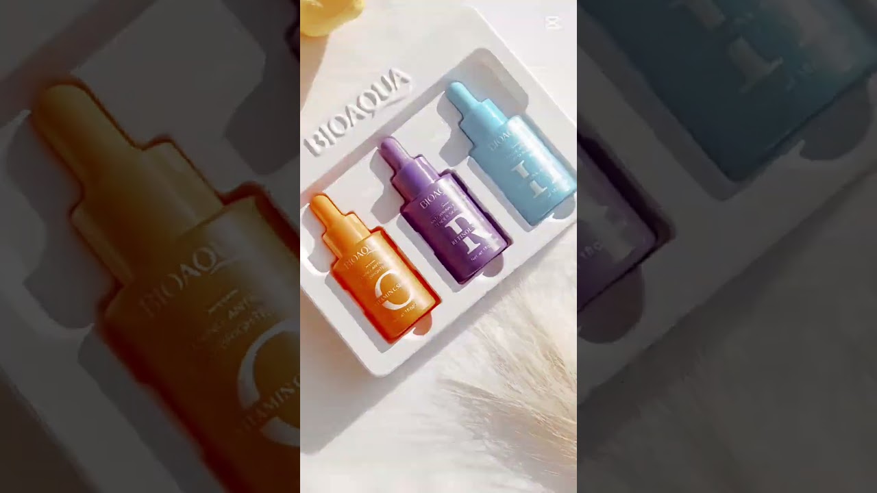 ACNE serums #youtubeshorts #reels #bioaqua vitamin-C hyaluronic-acid Retin-oil