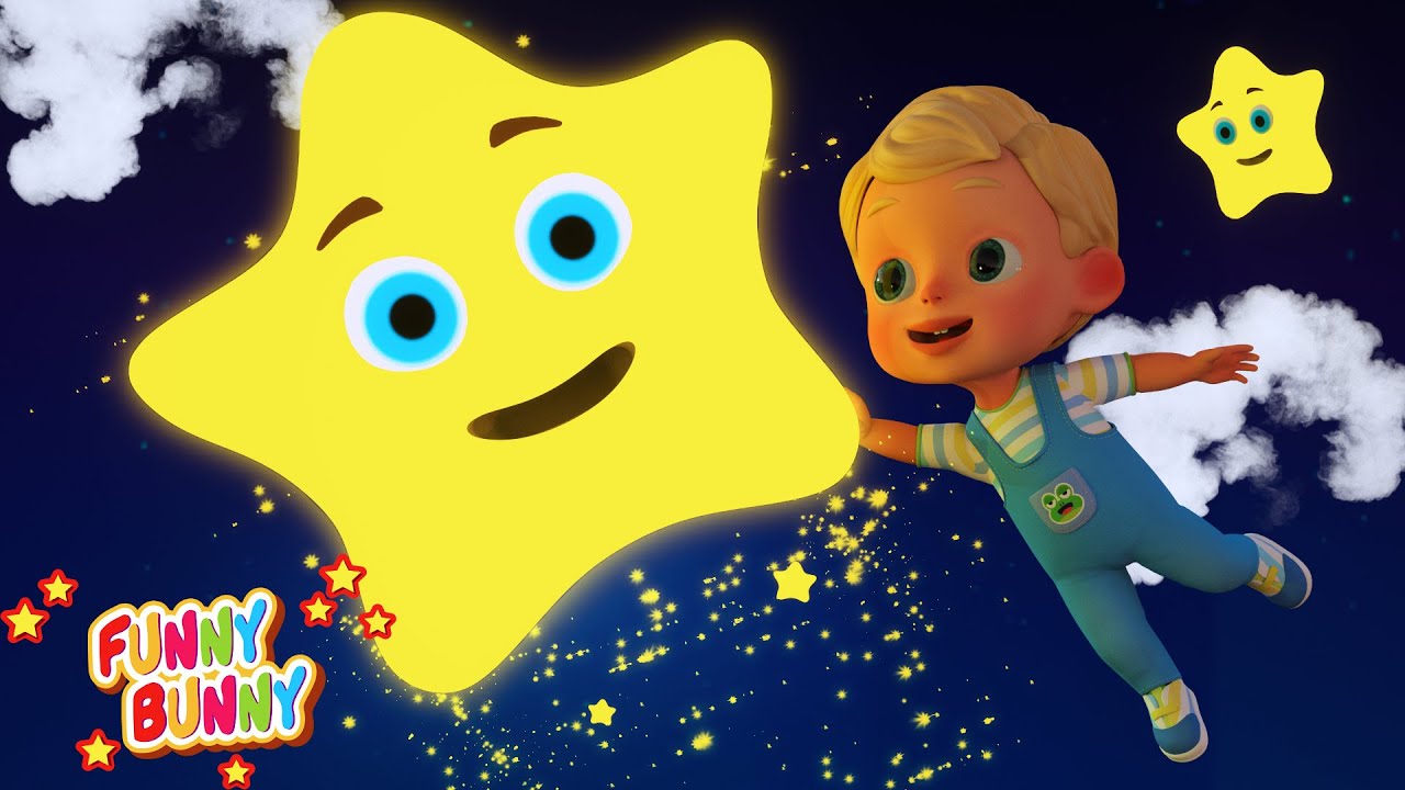 Twinkle Twinkle LIttle Star Song | Funny Bunny Nursery Rhymes & Kids Songs Compilation