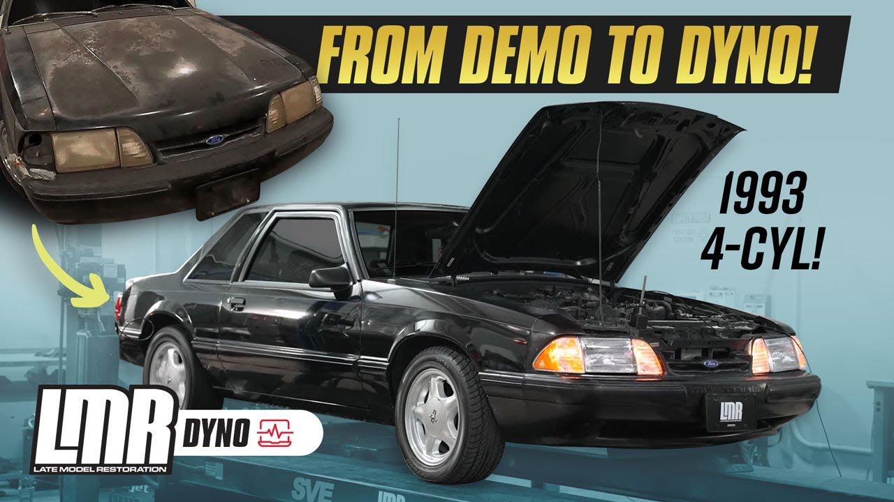 The little 4-cylinder that could! | 1993 2.3L Fox Body Mustang Coupe Dyno w/ A4LD Transmission