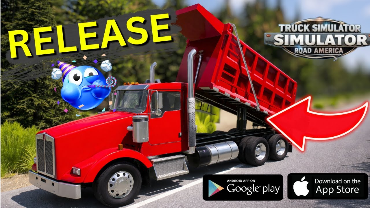 🤯Началась предварительная регистрация на официальный релиз Truck Simulator Road America✅✅ #новыйT...
