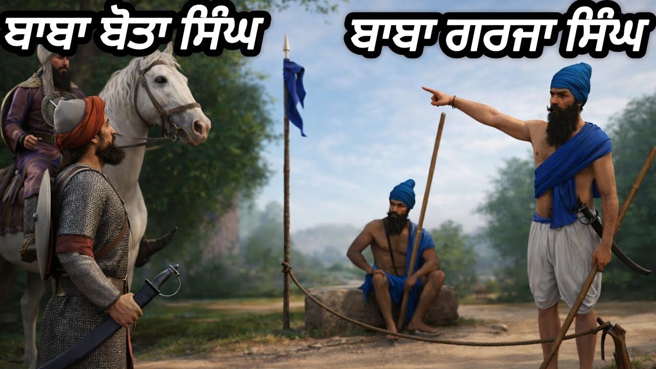 ਬਾਬਾ ਬੋਤਾ ਸਿੰਘ ਜੀ ਬਾਬਾ ਗਰਜਾ ਸਿੰਘ ਜੀ || Bhai Sukhbir Singh ji SIKH ITIHAS Remix Katha 