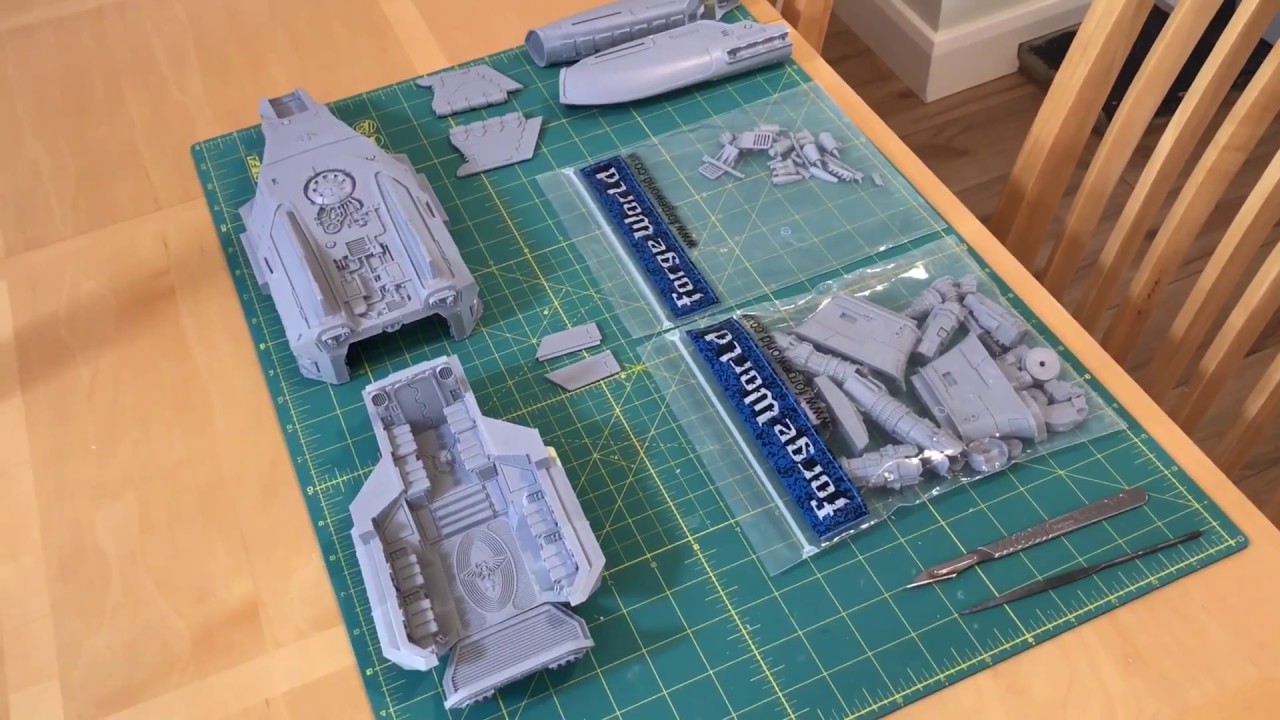 Time Lapse Build: Legio Custodes Orion Assault Dropship (Horus Heresy, Forge World)