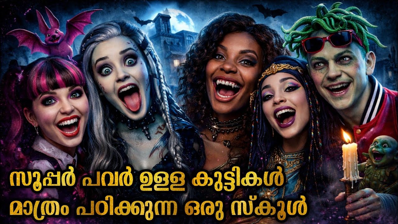 ഈ സ്കൂളിൽ പഠിക്കുന്നത് കുട്ടികൾ അല്ല പ്രേതങ്ങൾ ആണ് | Monster high the movie 2022 | Malayalam explain