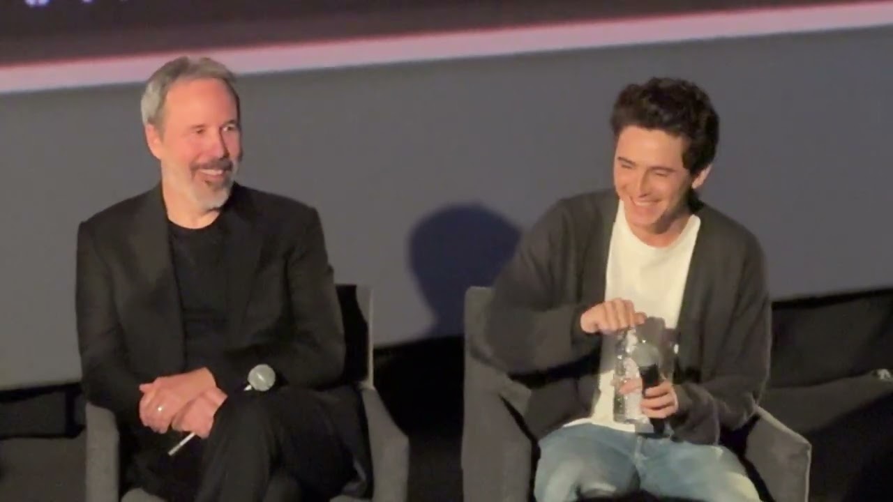 VILLENEUVE AND CHALAMET Q&A AT THE DUNE: PART THREE NEW TRAILER EVENT | Film Threat