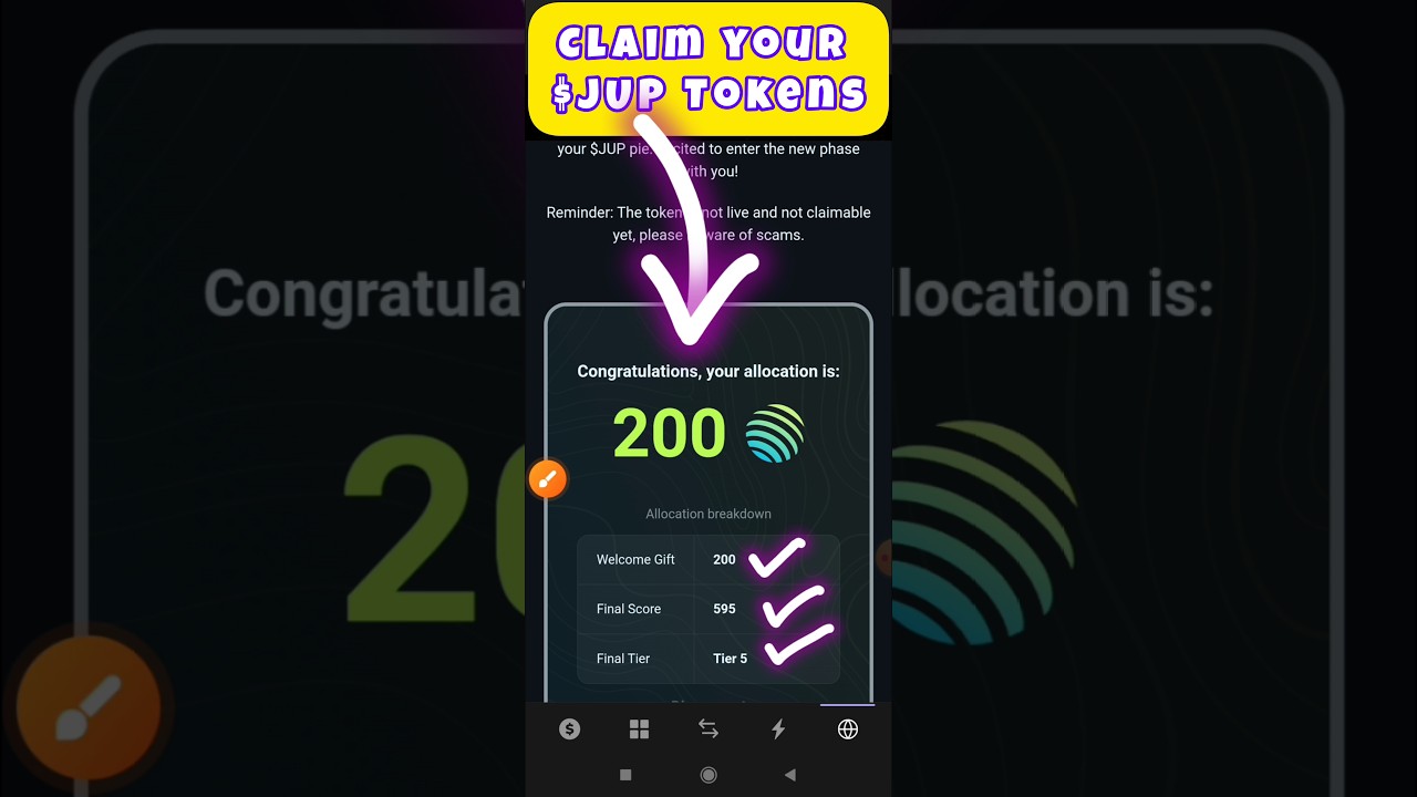 How to get Jupiter Airdrop | Check Your Eligibility & Claim Now 🤑✅ #jupiter