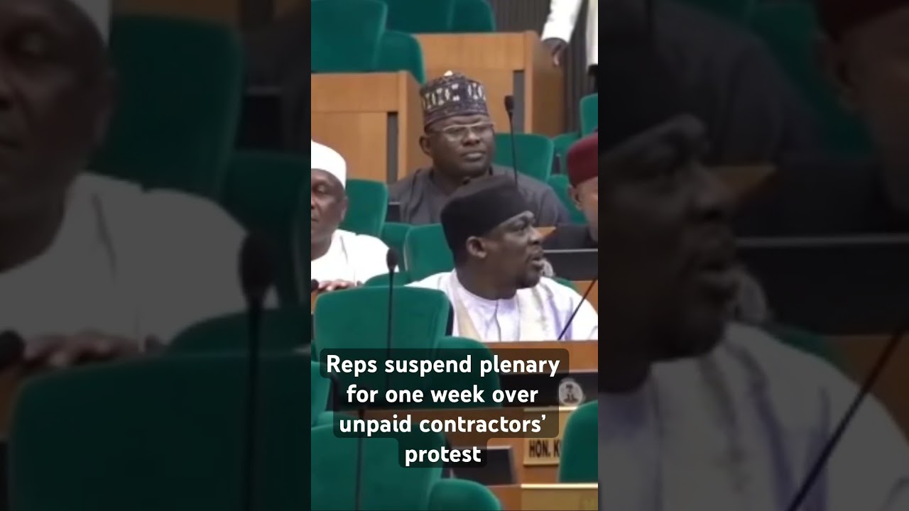 Reps suspend plenary for one week over unpaid contractors&rsquo; protest