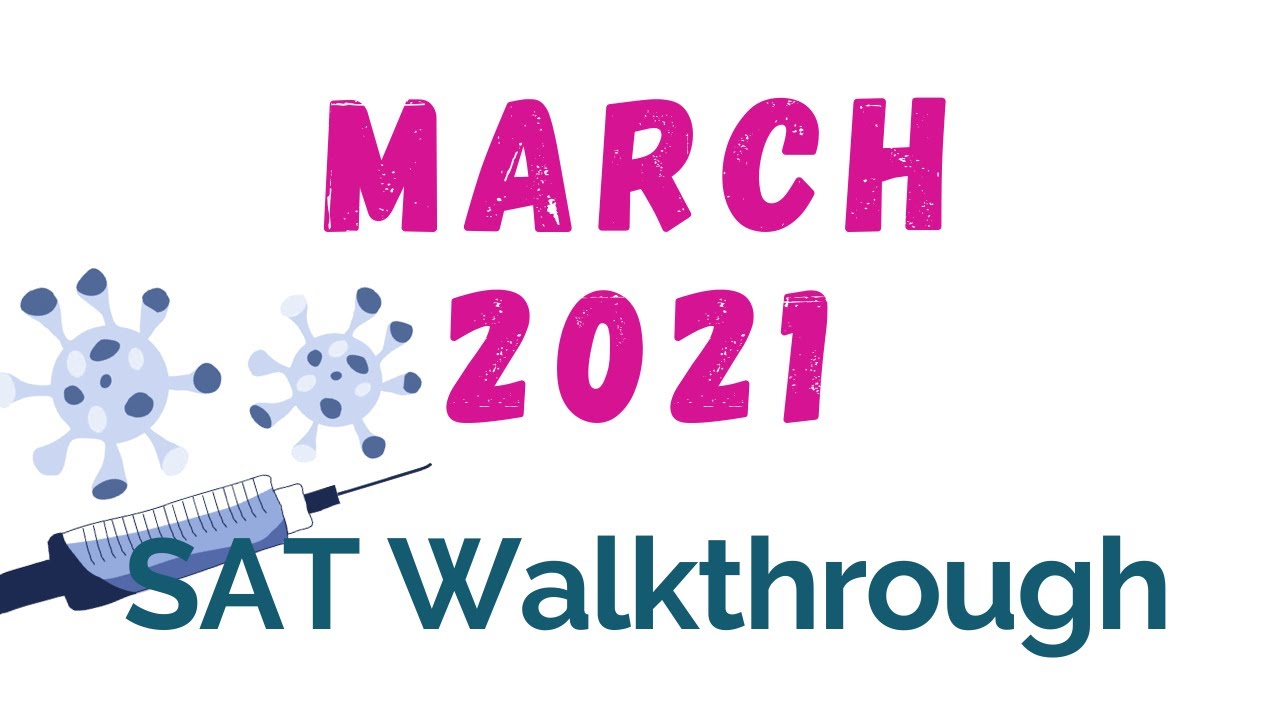 March 2021 SAT Math S4 | Solved by a Yale Grad