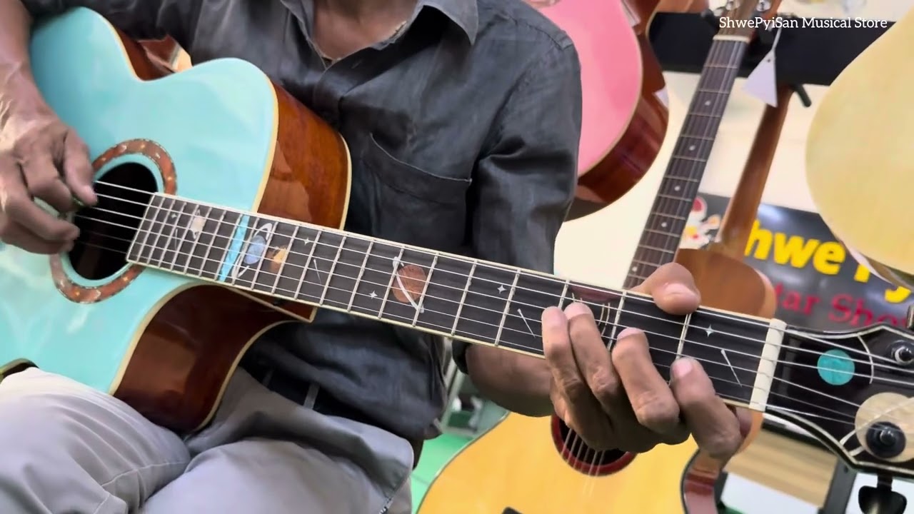 ကမယ်ဆို တီးပါမယ် - Guitar Instrumental Music by Guitarist HtunHtun.