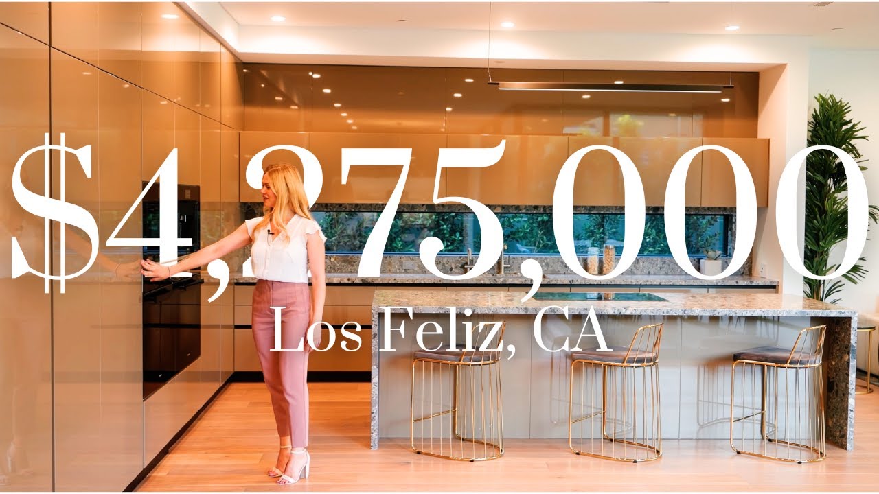 Inside a Brand New $4.99M Los Feliz Modern Estate | Luxury Home Tour