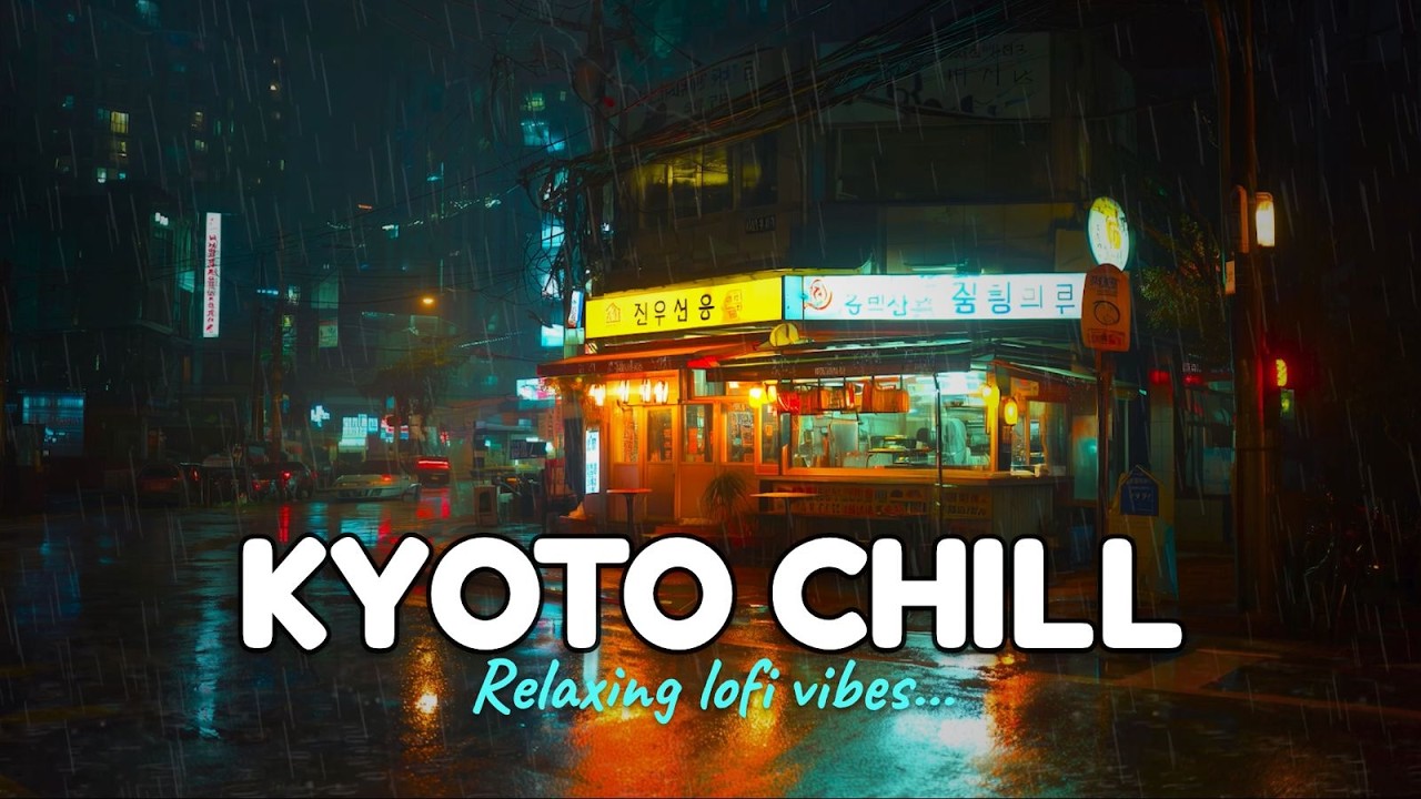 Peaceful Rainy Streets ⛈️ | Mistmotion / Lofi / Music / Mix 🎶 Upper Rain | Night Tone's