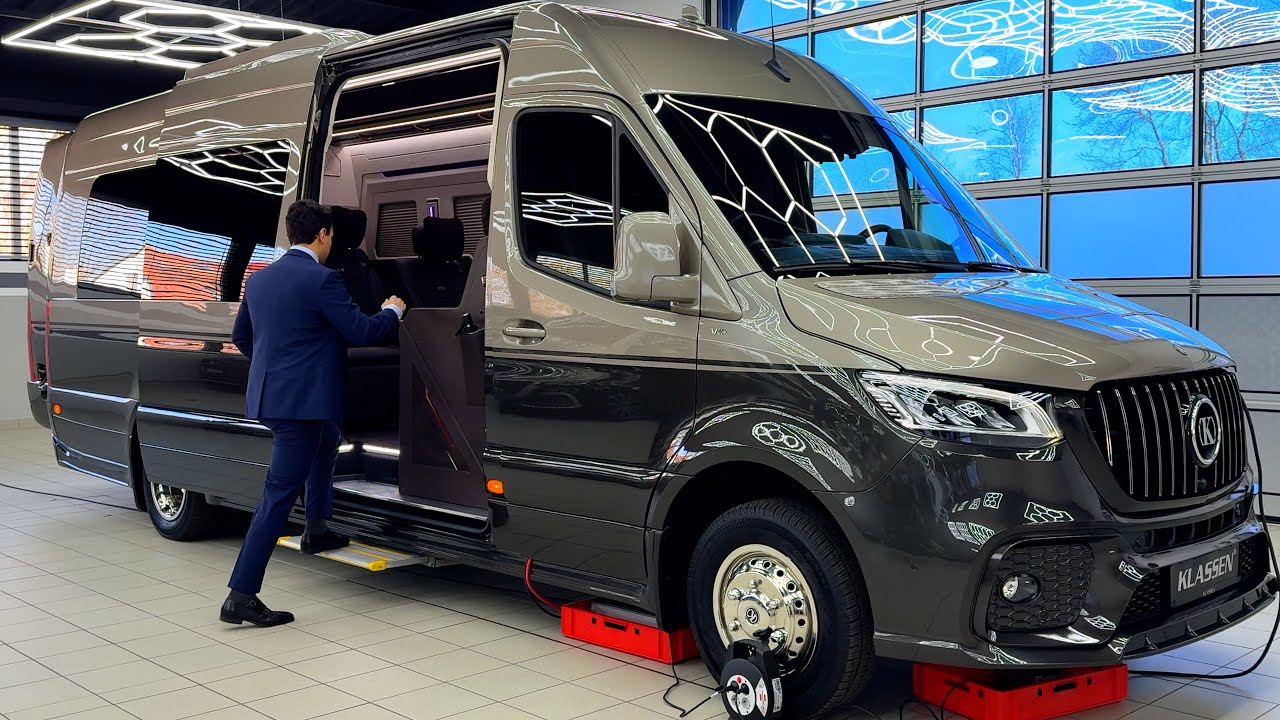 2025 Mercedes Van Kitchen PS5 Long Sprinter VIP Klassen — Роскошный полный обзор интерьера и экст...