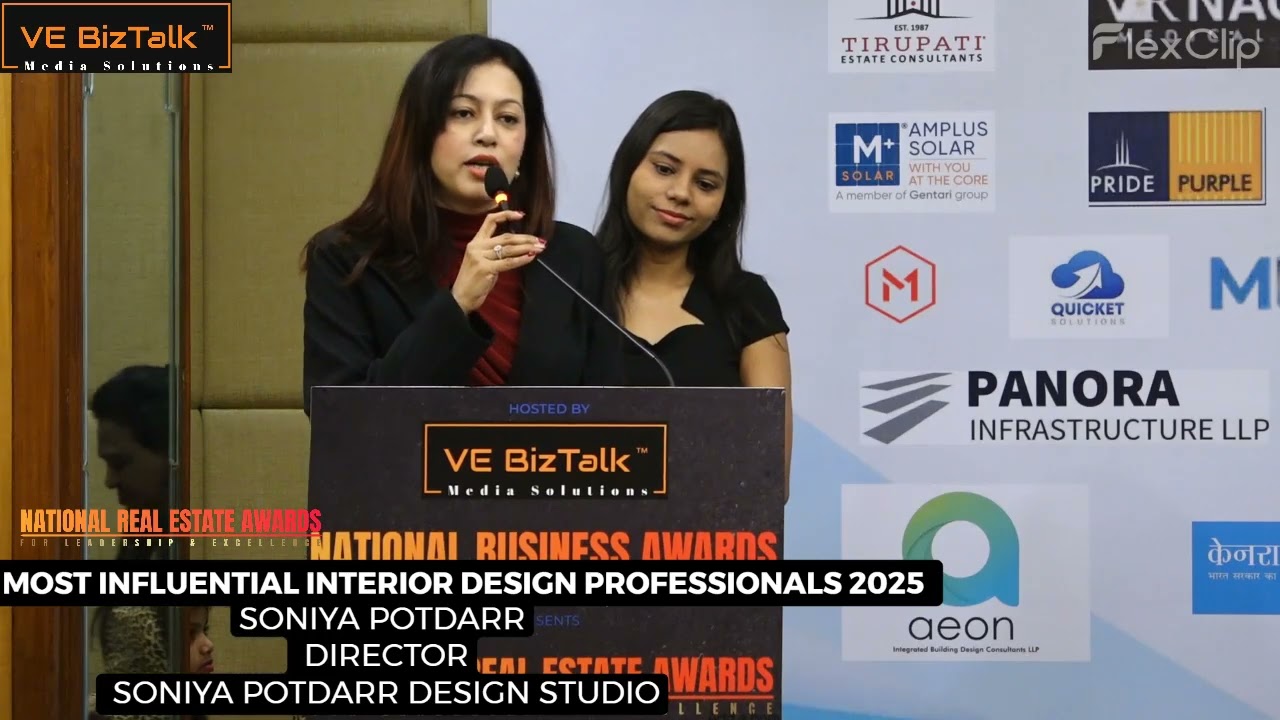 SONIYA POTDARR earned the title of MOST INFLUENTIAL INTERIOR DESIGN PROFESSIONALS 2025