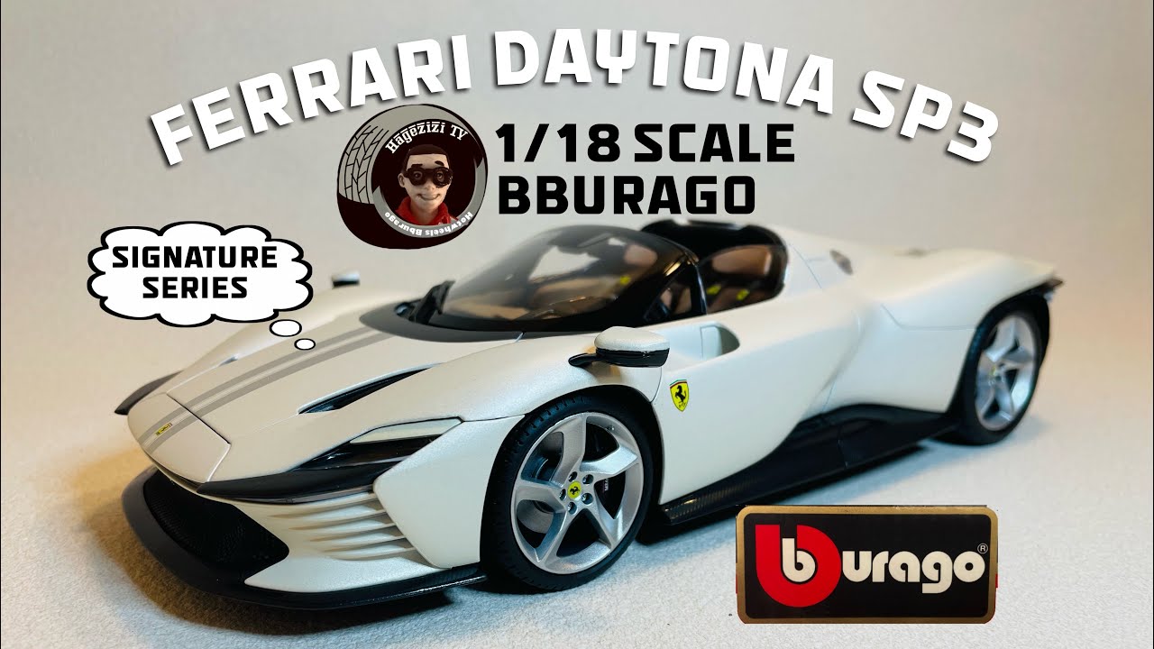 オトナのオモチャ！？ブラーゴから新世紀パワフルモンスター！1/18スケール シグネチャーシリーズ！ フェラーリ・デイトナSP3 レビュー！