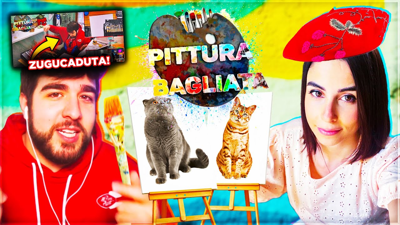 JTAZ e KUROLILY DISEGNANO GATTI, MA... (contiene ZUGUCADUTA 2!) - Pittura Sbagliata (ft. @Kurolily )