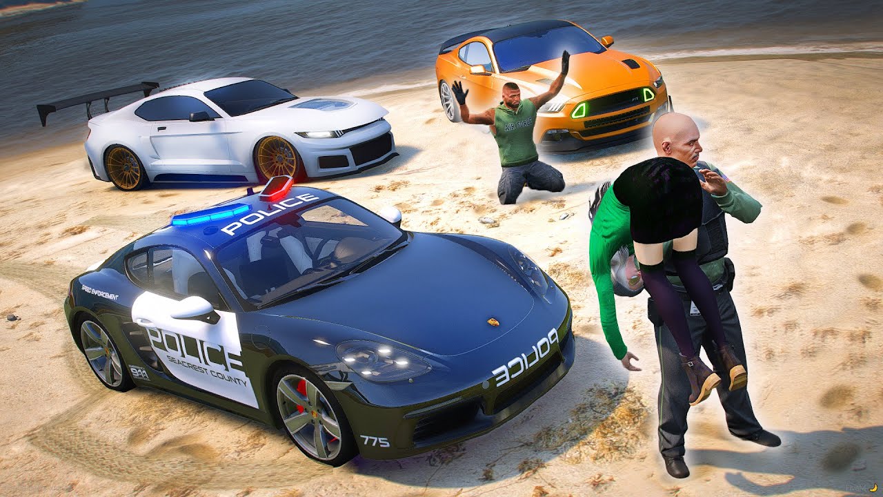 Джонни мен Жасмин түрмеге түсті (GTA5)