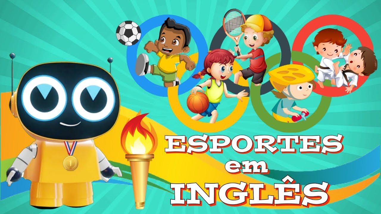 ESPORTES em INGLÊS | Vocabulário + Atividade GRÁTIS