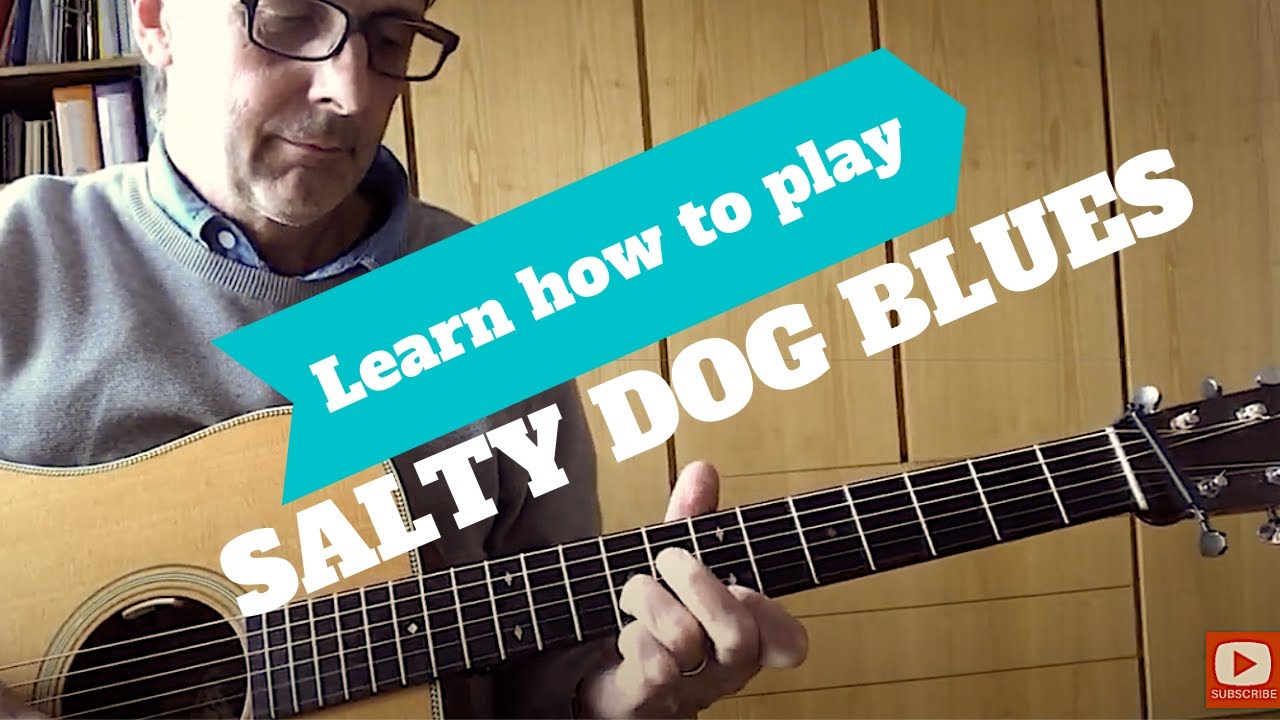 SALTY DOG BLUES - BLUEGRASS GUITAR - LIVE REPLAY