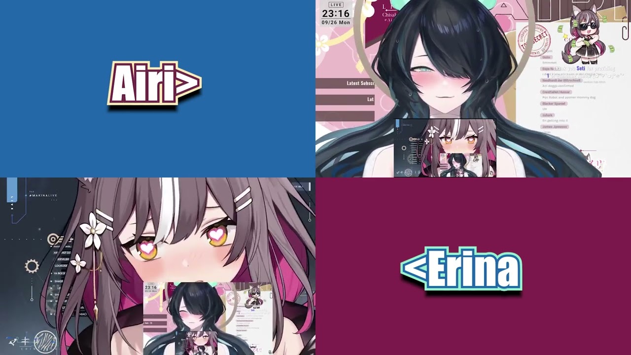 Erina and Airi do a freaky Friday