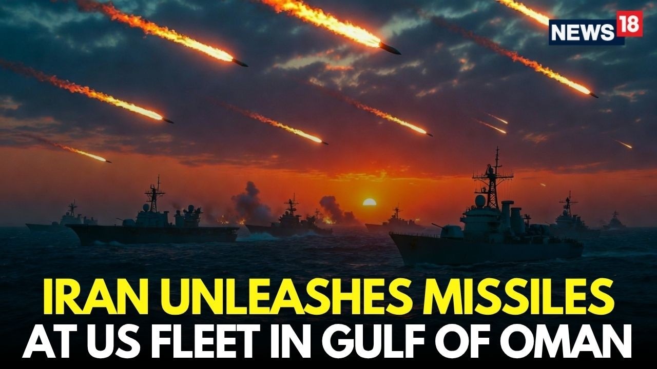 Iran War LIVE | Iran Lacunhes Massive Missile And Drone Strikes At US Warships In Gulf Of Oman |N18G