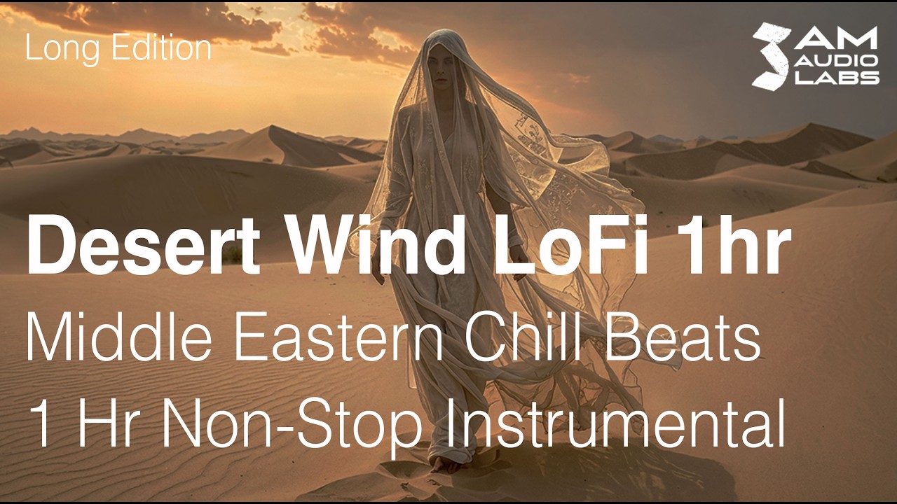 Desert Wind LoFi (1 Hour) 🌙 Middle Eastern Chill Beats | Desert Night Study & Focus Music