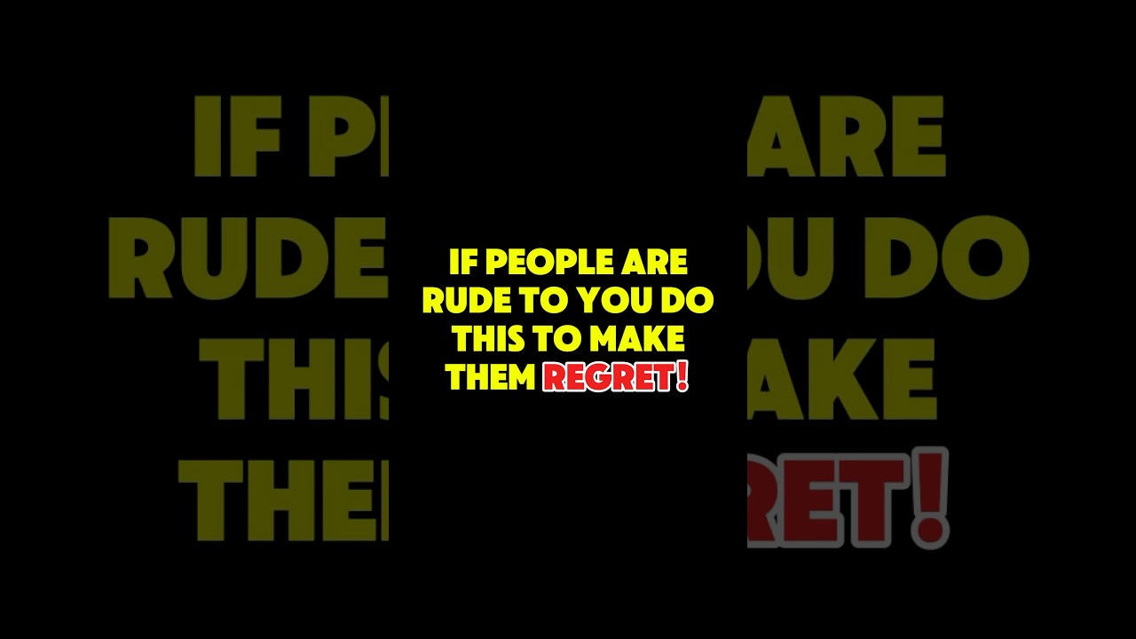 How to Leave a RUDE Person Speechless | Philosophical Mindset #shortsfeed #shorts