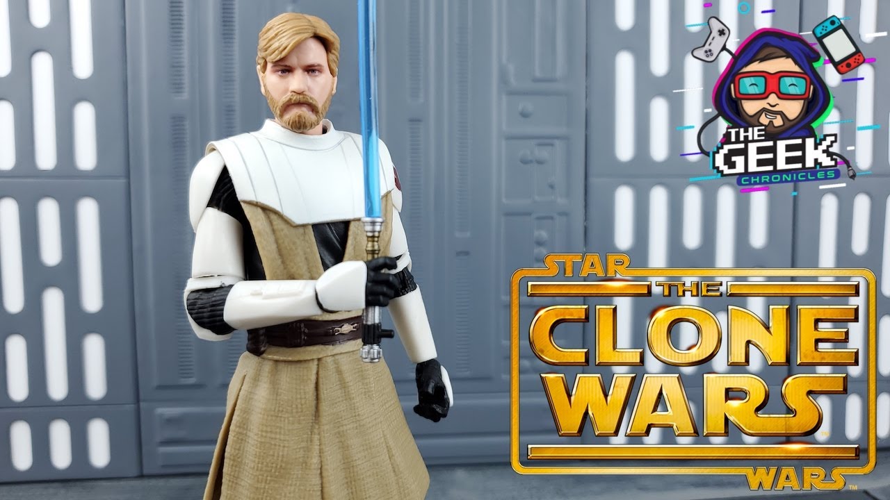 Obi Wan Kenobi Clone Wars Black Series Star Wars Review en Español