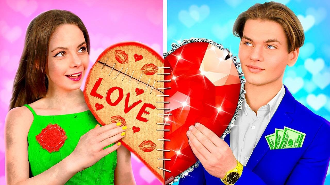 Я Влюбилась в Гига Богатого Парня || Бедная Девушка VS Миллионер