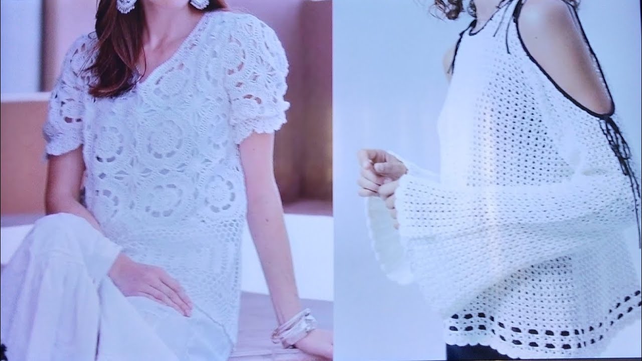 เสื้อถักโครเชต์ต่อดอกกับบุบผาพารวย