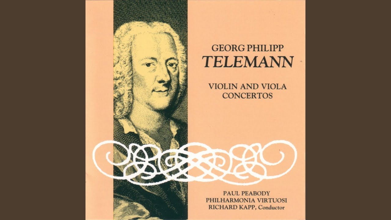 Viola Concerto in G Major, TWV 51:G9 (cadenzas Paul Peabody) : 2. Allegro