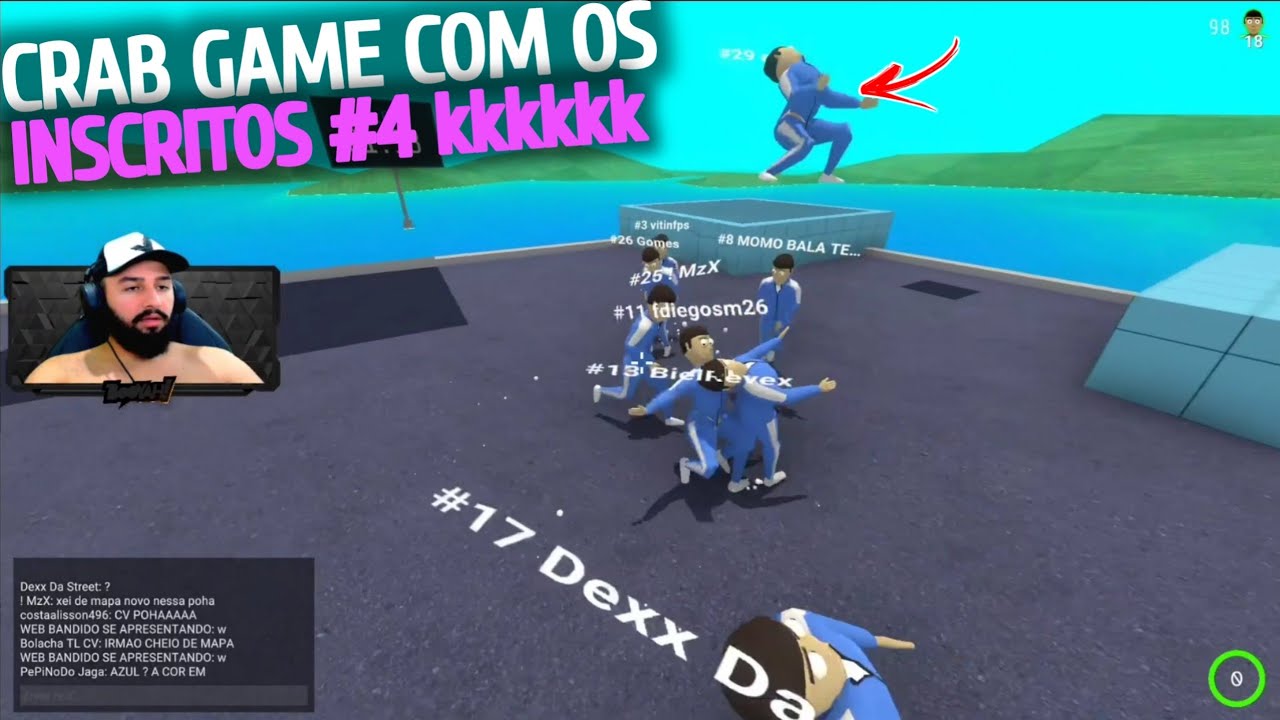 LIIPINHO JOGANDO CRAB GAME COM OS INSCRITOS!! #4