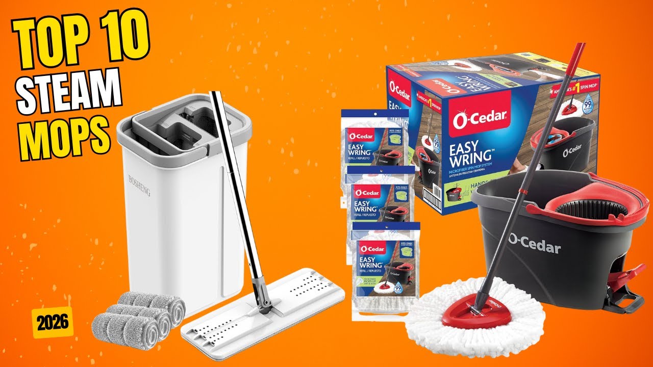 Best Steam Mop 2026 | Top 10 Best Steam Mops for Hardwood, Tile & Laminate Floors