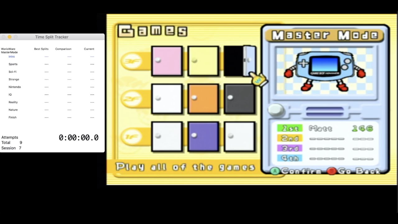 [Former WR] WarioWare: Mega Party Game$: Master Mode 19:00