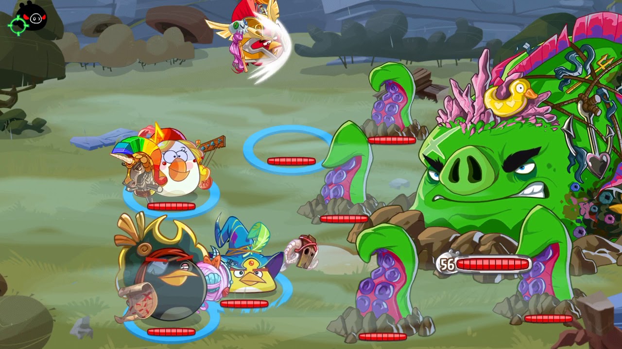 Killing the world boss dangers of the deep! | Angry Birds Epic