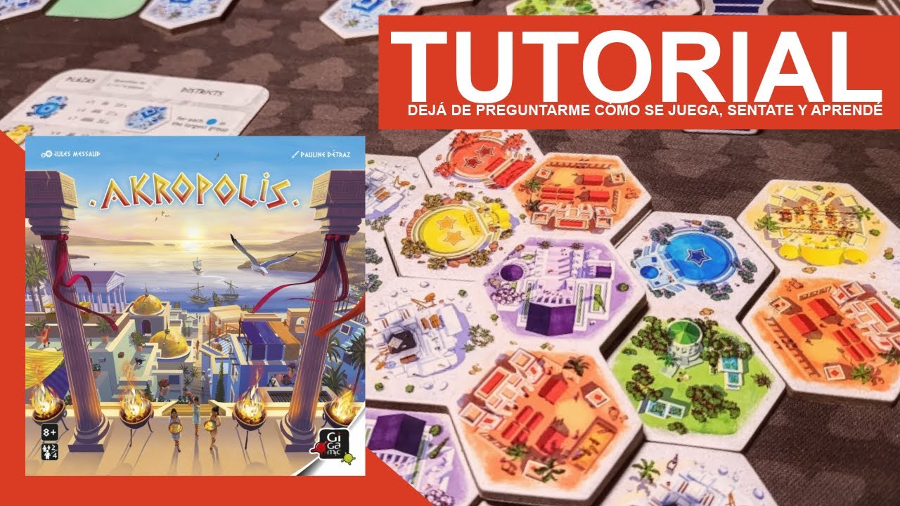 AKROPOLIS, un juego fácil de aprender y con MUCHA ESTRATEGIA // Cómo jugar