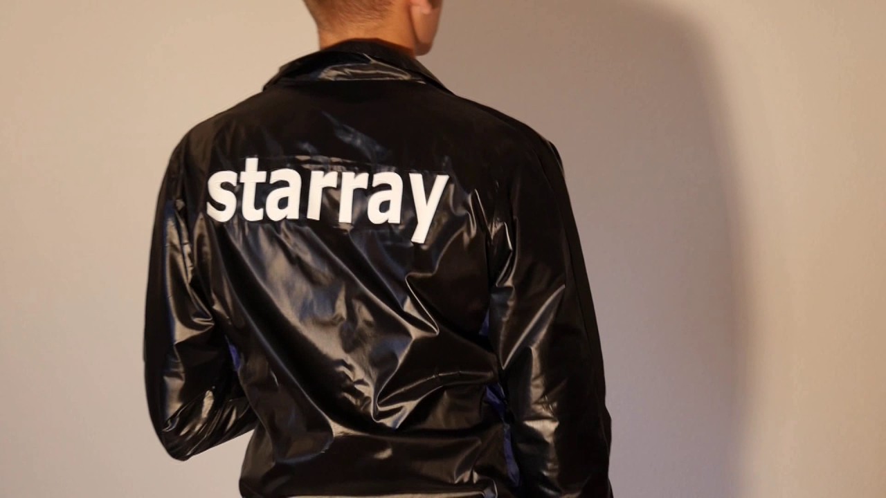 Shiny starray trackies jacked and tanktops nylon polyamid glänzende Jacken und Sporthosen