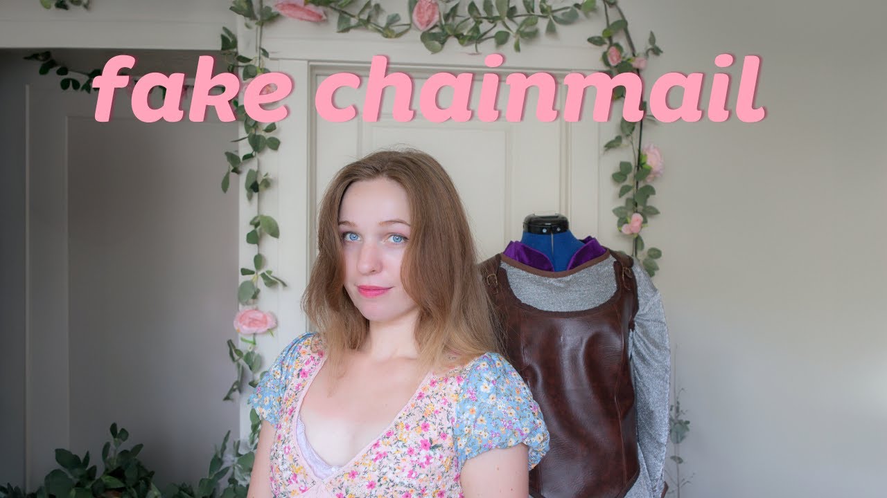Making a Fake Chainmail Shirt for my Shadowheart Cosplay