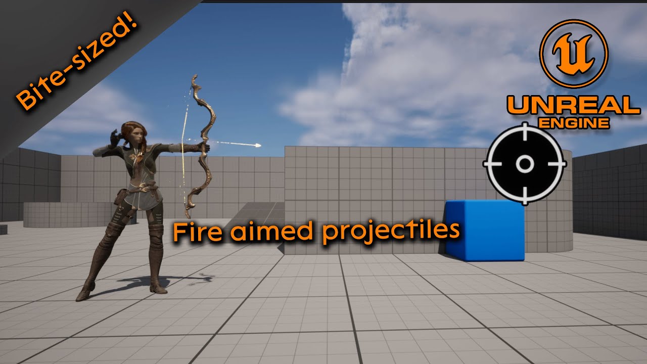 Fire aimed projectiles (Bite sized) - Unreal Engine 5