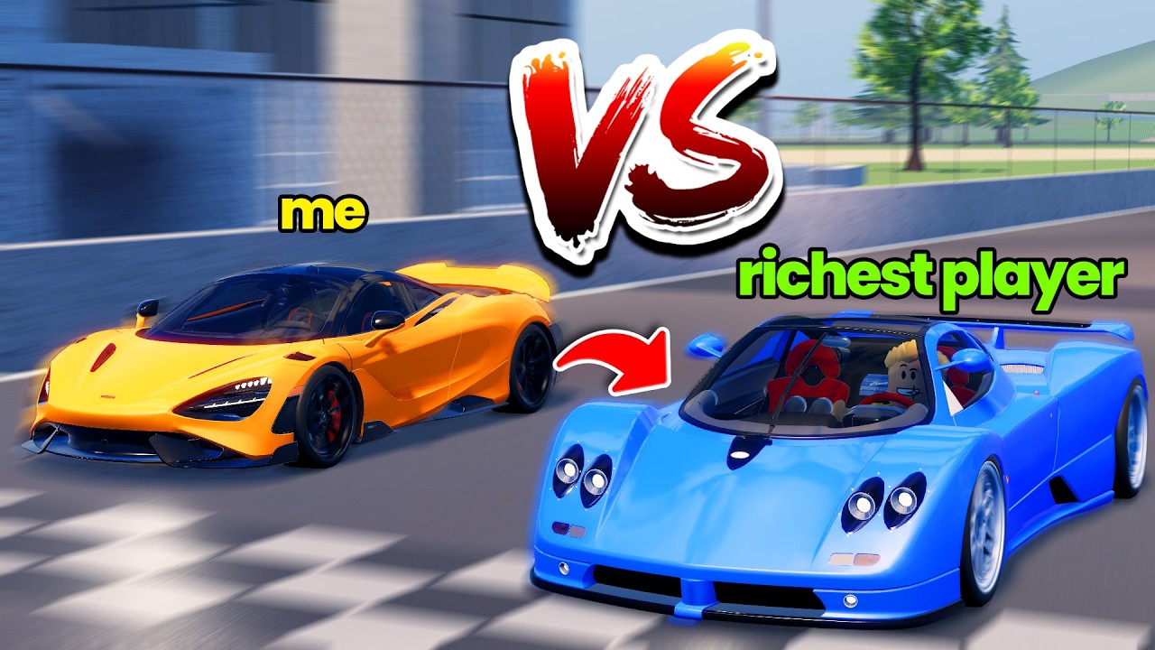 I Challenged The RICHEST PLAYER In Driving Empire!