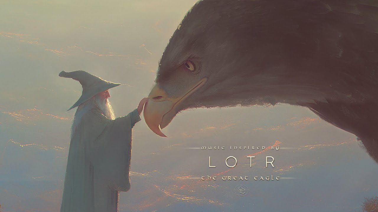 Gandalf & Gwaihir – A Peaceful Moment in the Misty Mountains | LOTR Ambient Music