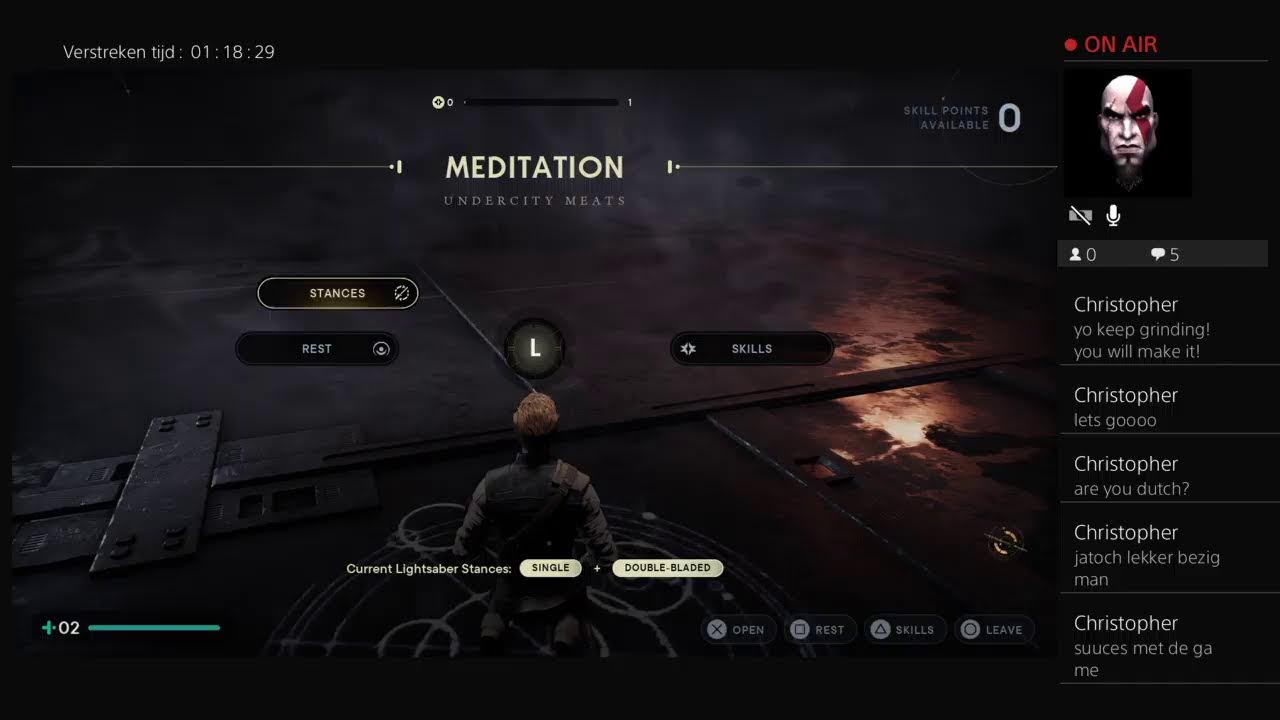 Live PS4-uitzending van Gamen-met-Rea Star Wars Survivor #2
