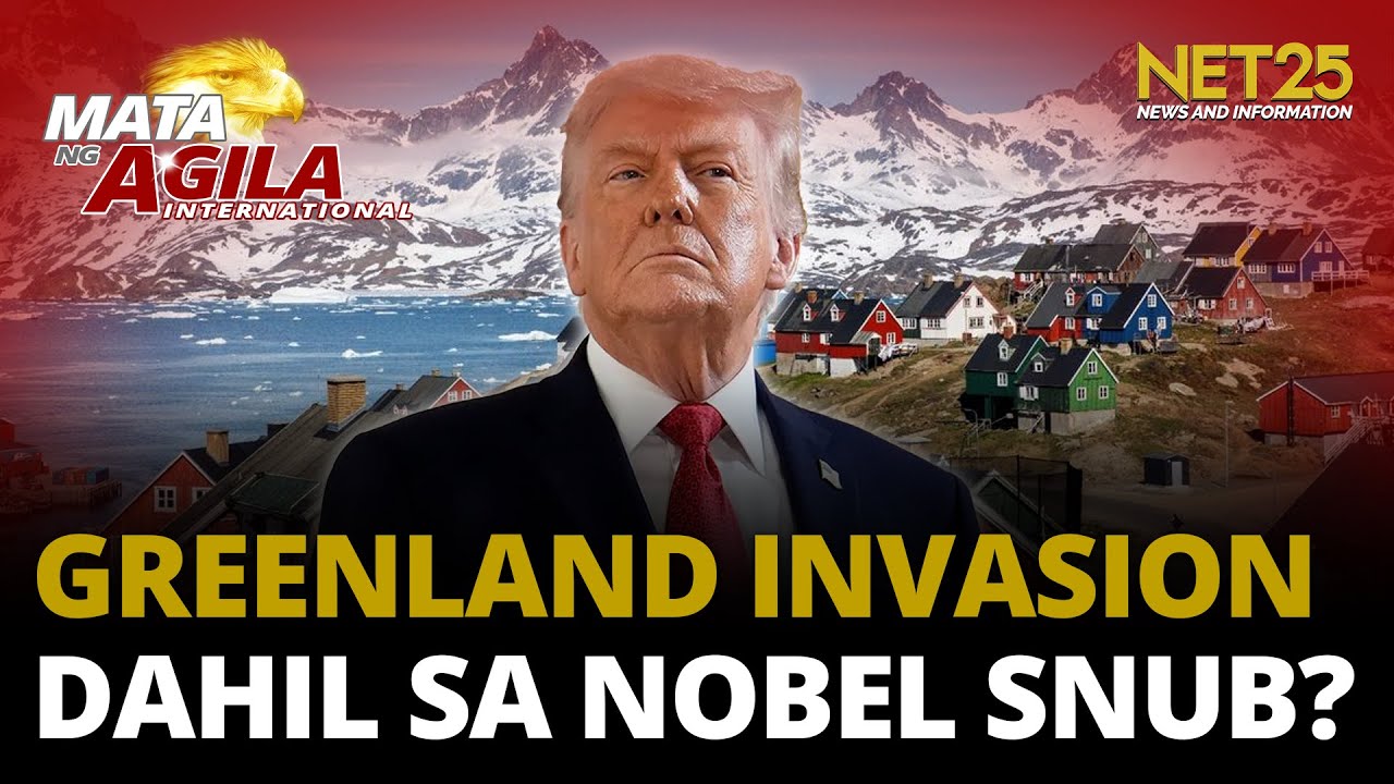 Trump iniuugnay ang Greenland push sa Nobel snub