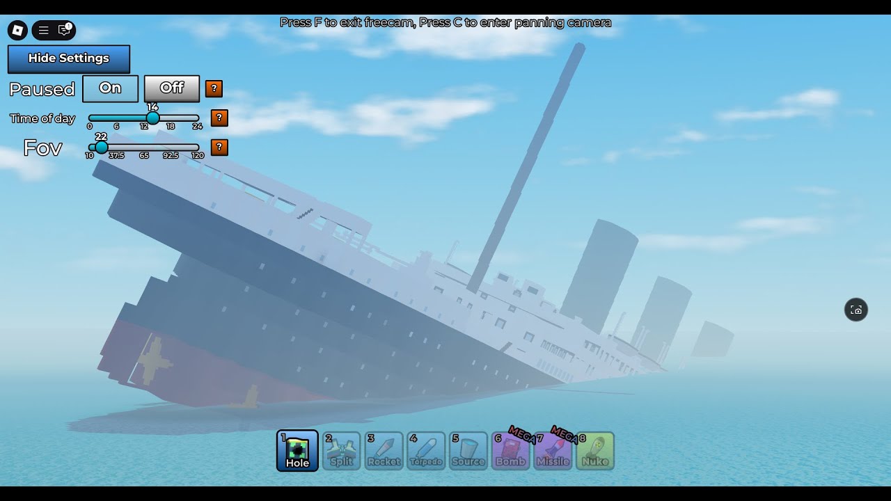 Water Physics Lusitania Sinking