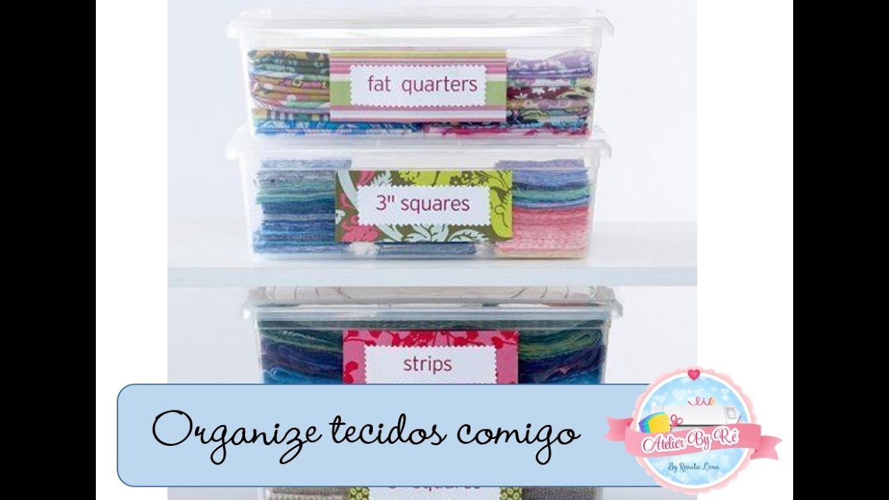 Ideias para organizar tecidos no atelier