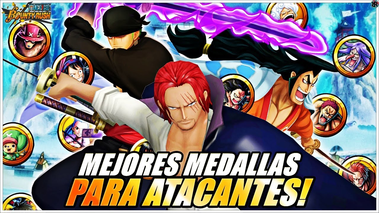 GUIA - MEJORES MEDALLAS PARA ATACANTES 2024! (SIN MEDALLAS DE EVENTO) | ONE PIECE BOUNTY RUSH