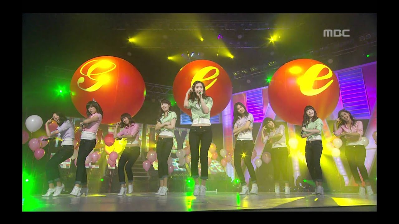 Girls' Generation - Gee, 소녀시대 - 지, Music Core 20090124