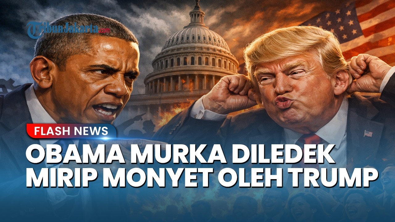 Obama Murka Diledek Mirip Monyet oleh Trump, Publik Soroti Batas Humor dan Etika Politik Amerika
