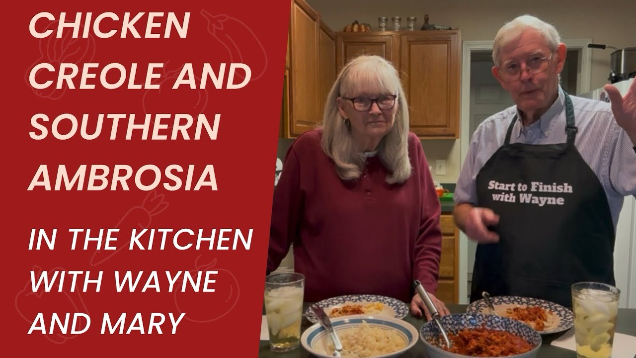 Курица по-креольски и амброзия по-южному | Ужин на двоих